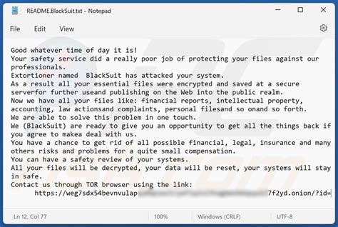 Blacksuit Ransomware Decryption Removal And Lost Files Recovery