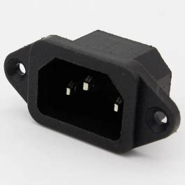 Probots C Iec Electrical Ac Power Socket Male Connector V Pin