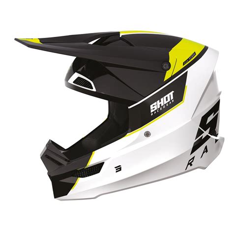 Shot Motocross Helm Furious Scope Neon Yellow Glossy Maciag Offroad