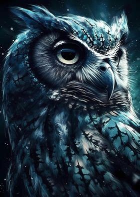 Owl Cool Poster By Decoydesign Displate