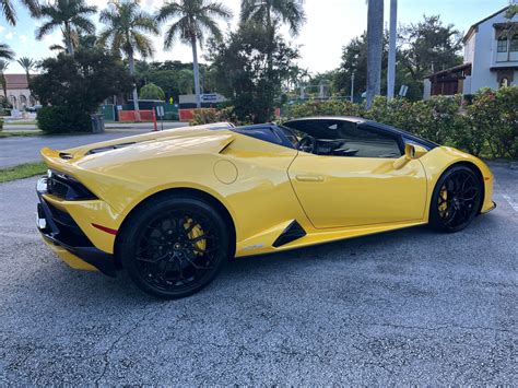 Used 2022 Lamborghini Huracan LP 610 4 EVO Spyder For Sale 325 850