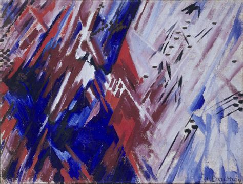 Red And Blue Rayonism Beach Mikhail Larionov Artwork On Useum