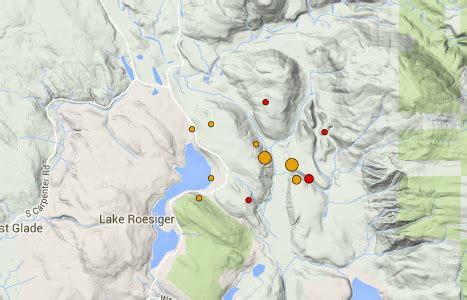 recent earthquake map from pnw seismic network | Whatcom News