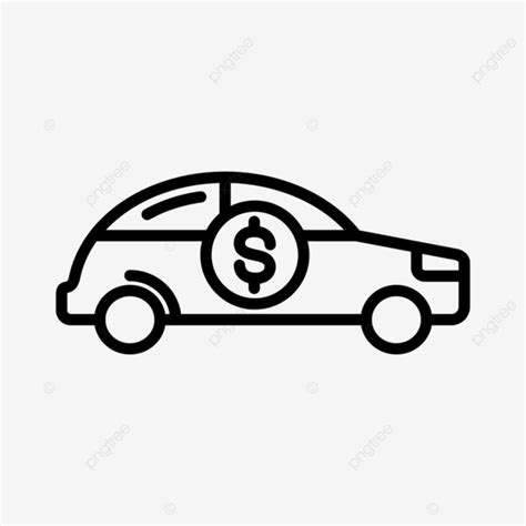car loan  icon car credit currency png  vector