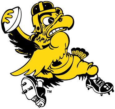 University of Iowa Wall Decals | Old School Collection, Football Herky ...