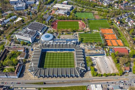 Luftbild Bochum Sportstätten Gelände Vonovia Ruhrstadion in Bochum im