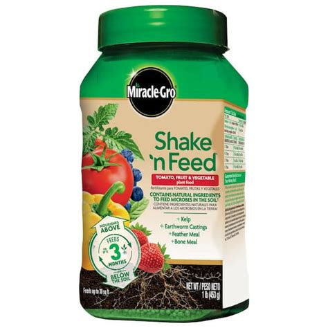 Miracle Gro Shake N Feed 1 Lb Tomato Fruit And Vegetable Plant Food