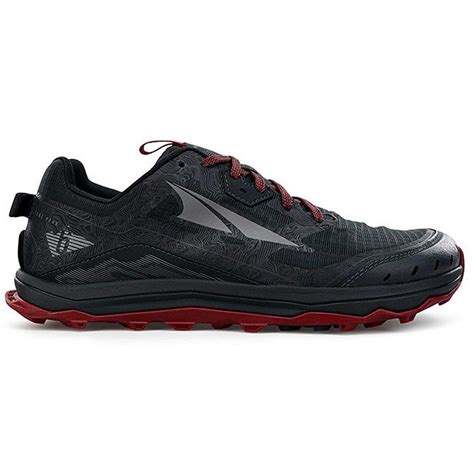 Altra Lone Peak 6 Mens Trail Running Shoes Blackgrey At