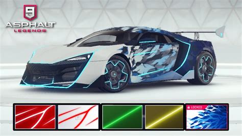 Asphalt Lycan Hypersport Neon Edition Customisation And Gameplay