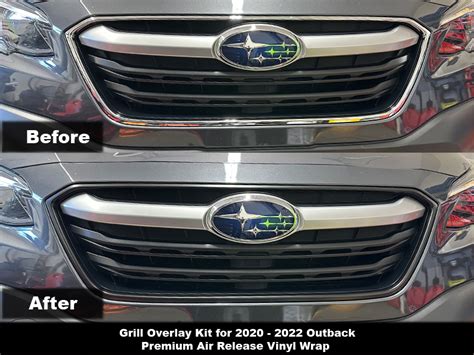 2022 2023 2024 2025 Subaru Outback Wilderness Grille Grill Pin Stripe 4