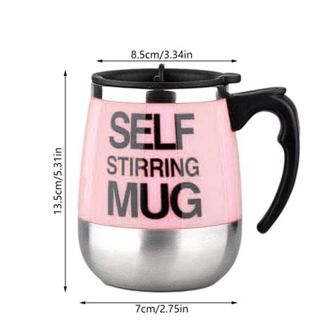 Caneca Mixer Eletrica Self Stirring Mug Agita Liquidos Café