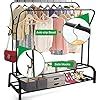 Amazon Reliancer Heavy Duty Deluxe Double Rail Garment Rack W