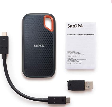 Sandisk 500gb Extreme Portable Ssd Up To 1050mbs Usb C Usb 32