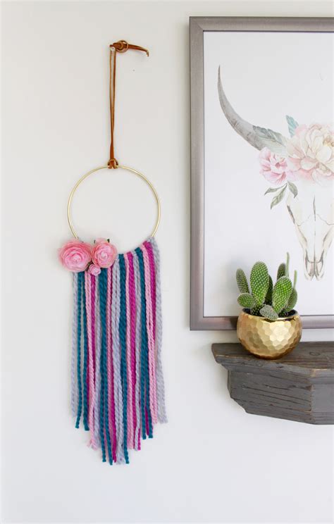 The Easiest Diy Boho Wall Hanging You Ll Ever Find Project Nursery