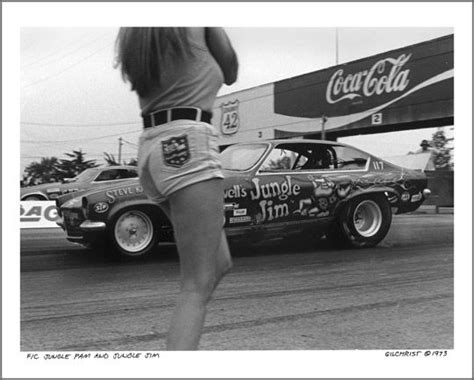 1973 — “jungle Pam” Hardy And “jungle Jim” Liberman With His Chevy Vega Funny Car You’d Be Hard