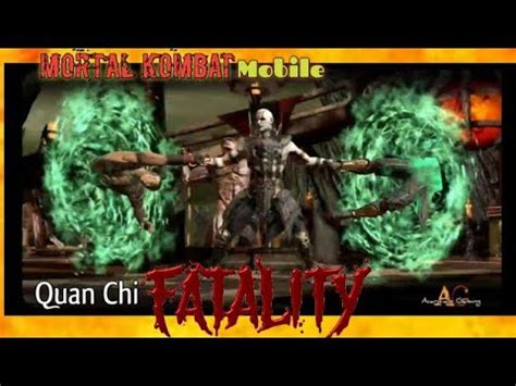 Mortal Kombat Mobile Jefe KUNG JIN / Quan Chi Fatality - YouTube