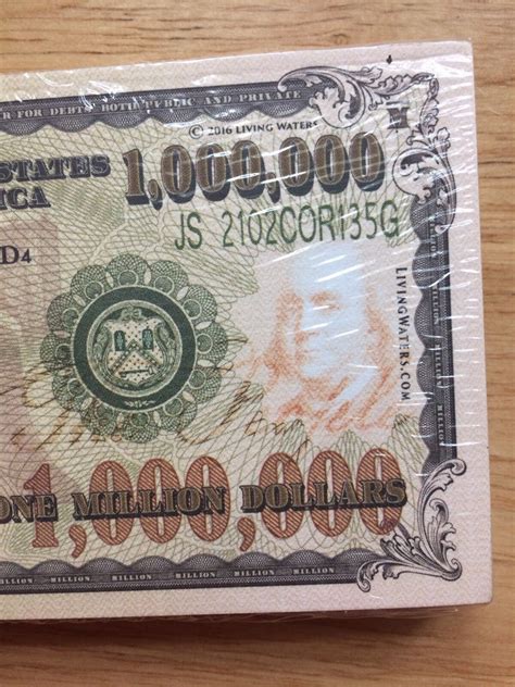 Fake Million Dollar Bill Printable - Download & Print Free Educational