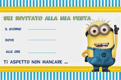 Inviti Di Compleanno Per Bambini Da Stampare Gratis