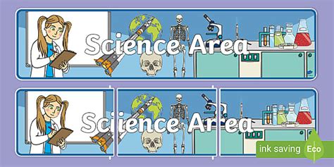 👉 Science Area Display Banner Teacher Made Twinkl