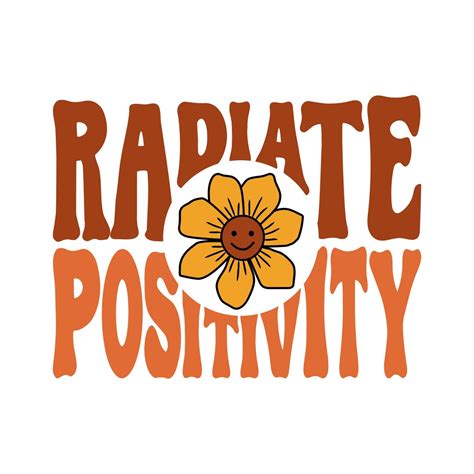 Radiate Positivity Full Color Svg Radiate Positivity Svg Decal Files