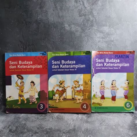 Jual Buku Seni Budaya Dan Keterampilan Kelas 3 4 6 III IV VI SD