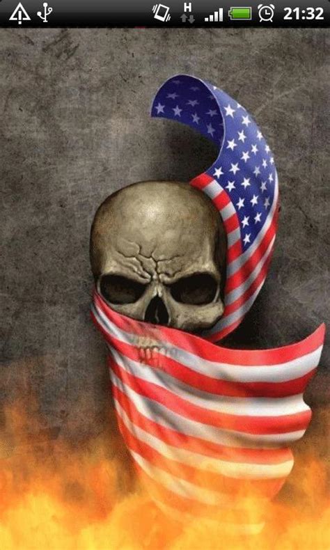 Share More Than American Flag Skull Wallpaper Super Hot In Coedo