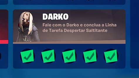 Fale O Darko E Conclua A Linha De Tarefa Despertar Saltitante