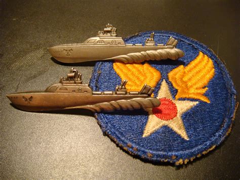 THE USAF RESCUE COLLECTION: AAF & USAF Crash Rescue Boat Pin Set