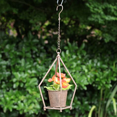 HANGING METAL PLANTER MH010 Angels Gifts Garden