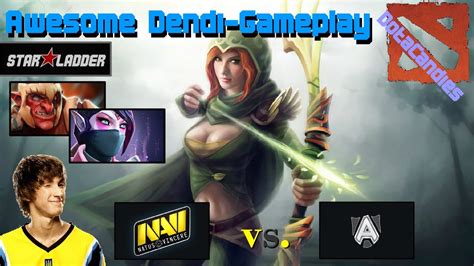 Awesome Dendi Gameplay DotA 2 NaVi Vs Alliance Star Ladder 7 Sep