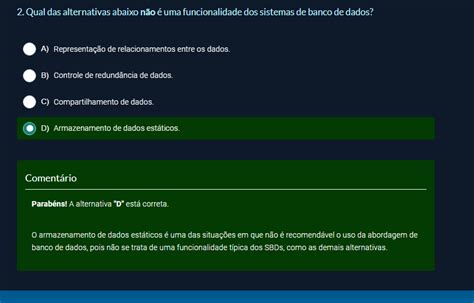 Qual Das Alternativas Abaixo Não É Uma Propriedade Desejada - Qual das alternativas abaixo não é uma funcionalidade dos sistemas de ...