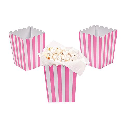 Pink Popcorn Boxes