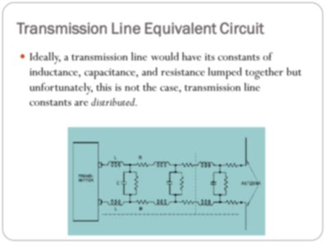 Solution Transmission Line Equivalent Circuit Studypool