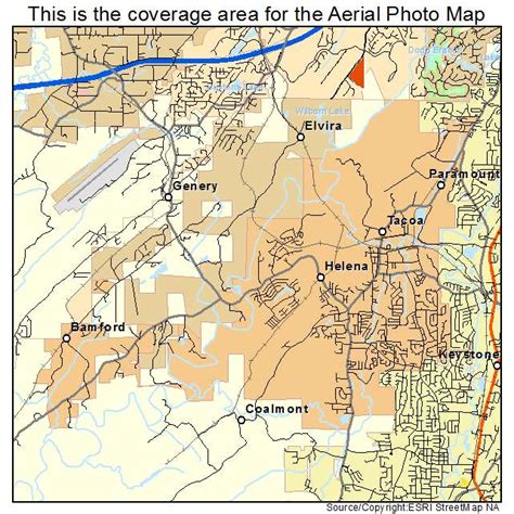 Aerial Photography Map of Helena, AL Alabama