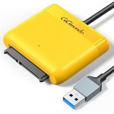 Adaptateur Convertisseur Usb 3 0 Vers Sata 5 Gbit S Pour Disque Dur Ssd