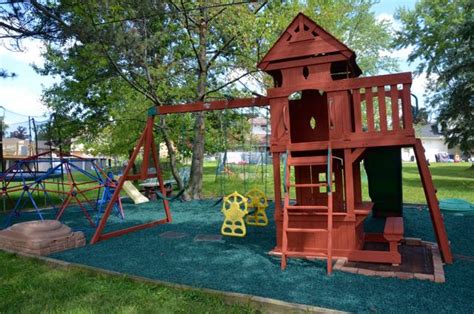 DIY Playground ~ swing set makeover! - Raise Your Garden