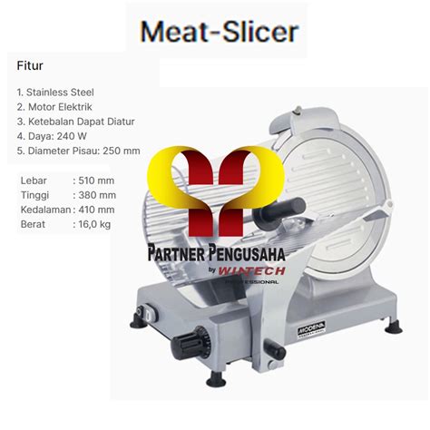 Jual Modena Sl E Semi Automatic Meat Slicer Mesin Pengiris Daging