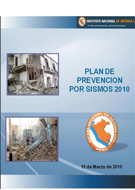 PDF Plan De Prevencion Por Sismos 2010 DOKUMEN TIPS