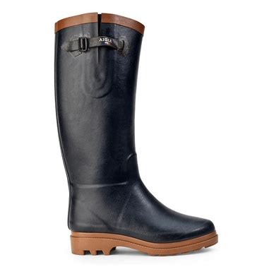 Wellies Aigle Women Aiglentine Fur Marine Ambre Outdoorsupply Co Uk