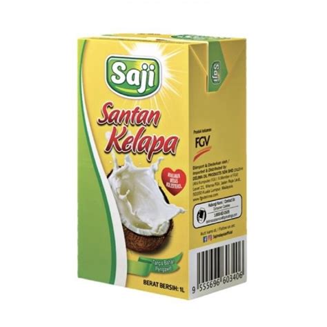 Saji Santan Kelapa Liter L Lazada