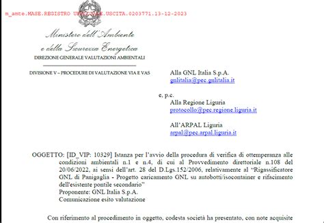 Note Di Grondacci Via Libera Definitiva Al Trasbordo Del Gnl Nel