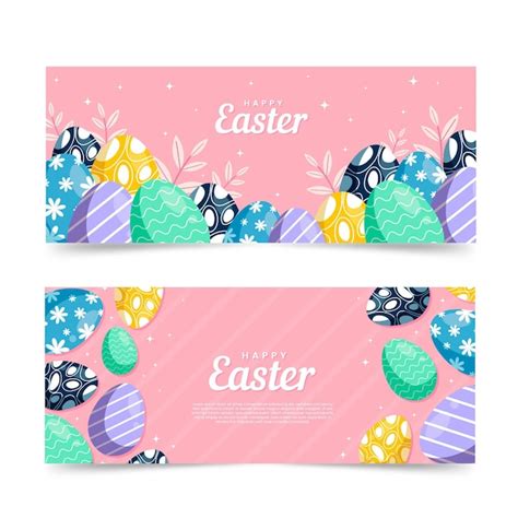 Free Vector | Easter day banner template