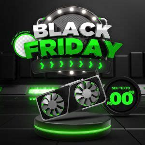 Operação Black Friday Selo 3D Para Composição PSD Editável download