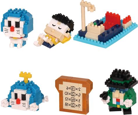 Nanoblock Mini Nano Doraemon Vol Box Nbmc S Box Pieces