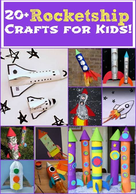 Rocket Ship Crafts for Kids – Sunshine Whispers www.sunshinewhisp ...