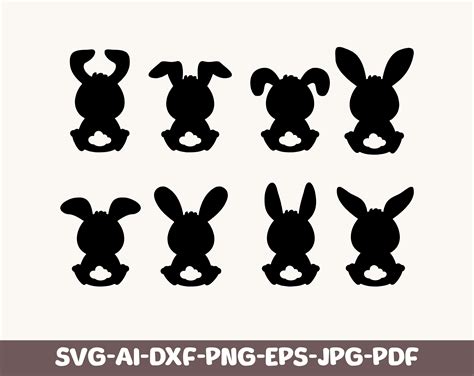 Bunnies Svg Easter Bunny Svg Bummy Svg Digital Cut File For Cricut