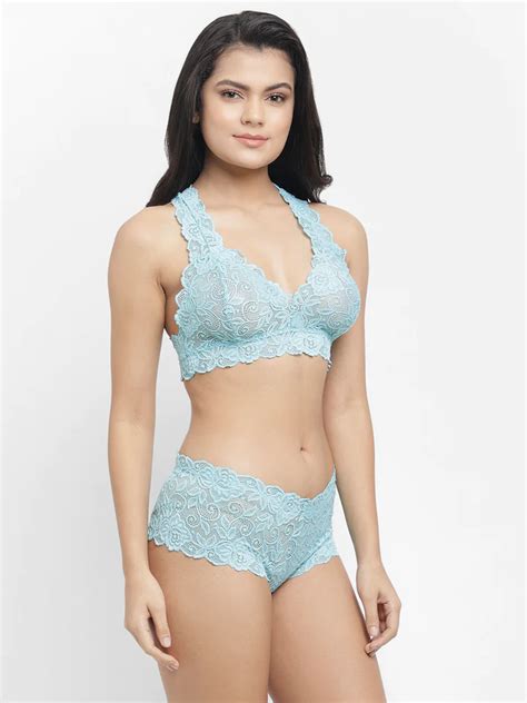 Women S Mesh Lace Bralette Lingerie Set Snazzyway