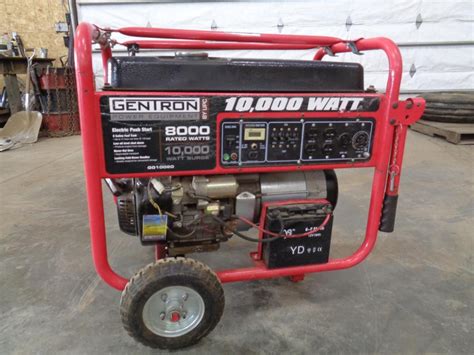 Gentron Gg Portable Watt Generator Bigiron Auctions