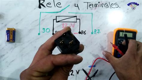 COMO DIAGNOSTICAR RELE DE 4 PATAS O TERMINALES YouTube