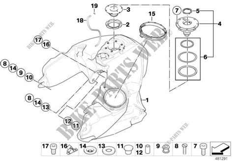 Alimentation En Carburant K26 03680388 R 1200 RT 05 0368 0388 2003 R